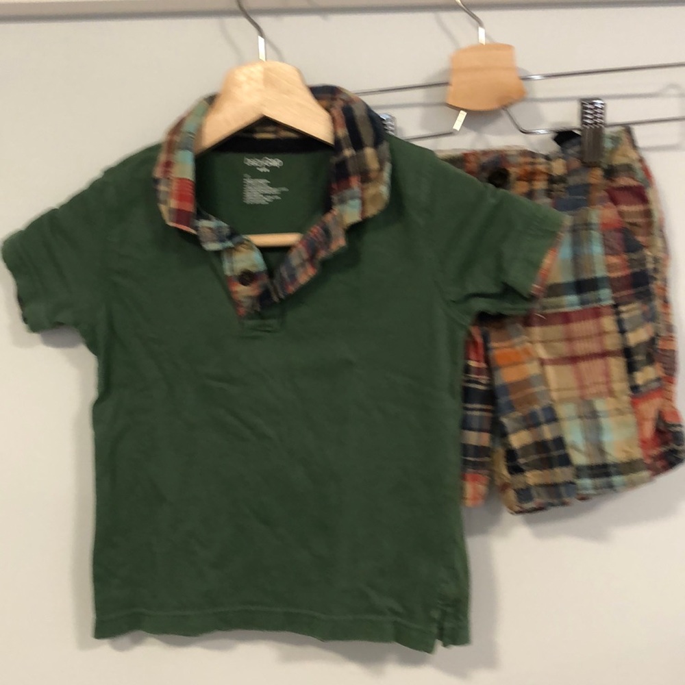 3t baby Gap madras outfit